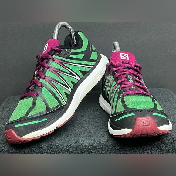 Salomon X Tour City Trail Womens Size 6.5 Green Athletic Running Shoes Sneakers - Picture 3 of 8